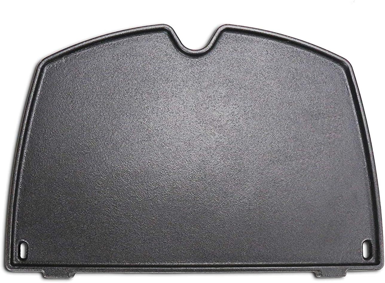 Cast Iron Cooking Griddle for Weber Q200 and Q2000 Grills - Gas Grill Parts for Q2200 Series - 15.3 x 10.8 x 0.5 Inches