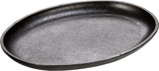 Cast Iron Lodge Serving Griddle for Cooking and Serving Pancakes, Bacon, and More