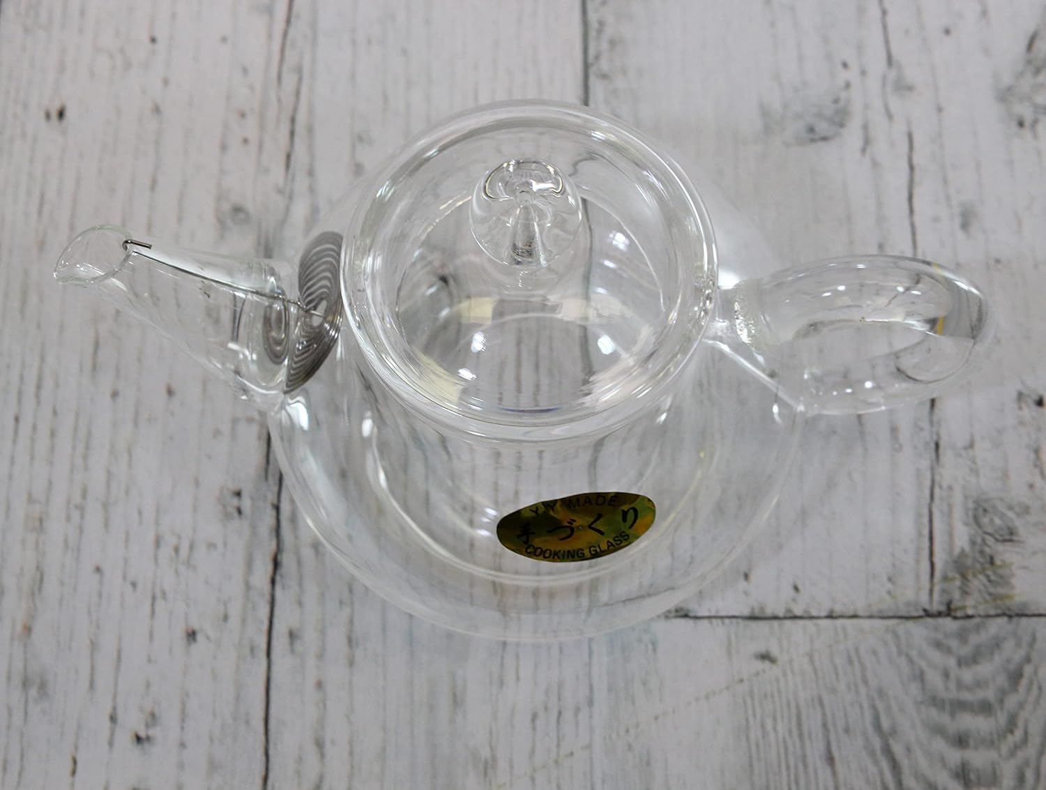 Castle Enterprise Asahi New Yuyui Kabo Heat-Resistant Glass Teapot, 5.3 fl oz (150 ml) with Gift Packaging