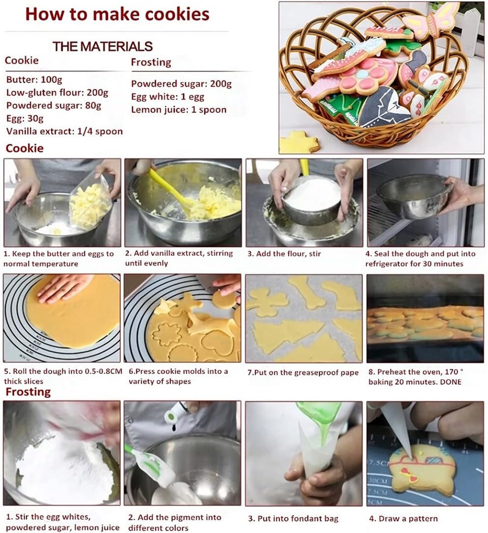 Celestial Night Sky Cookie Cutters Set - Star, Moon, Cloud, Sun - 9 Pieces - Baby Shower, Birthday Party Decoration - Twinkle Twinkle Little Star - 4", 3", 2" Sizes