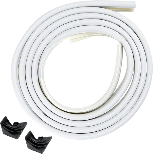 Cenipar WD08X10057 Dishwasher Door Gasket Seal Kit for G-E Dishwasher with WD8X227 WD8X228 Corner Gaskets - Replaces PS263963 PS263964