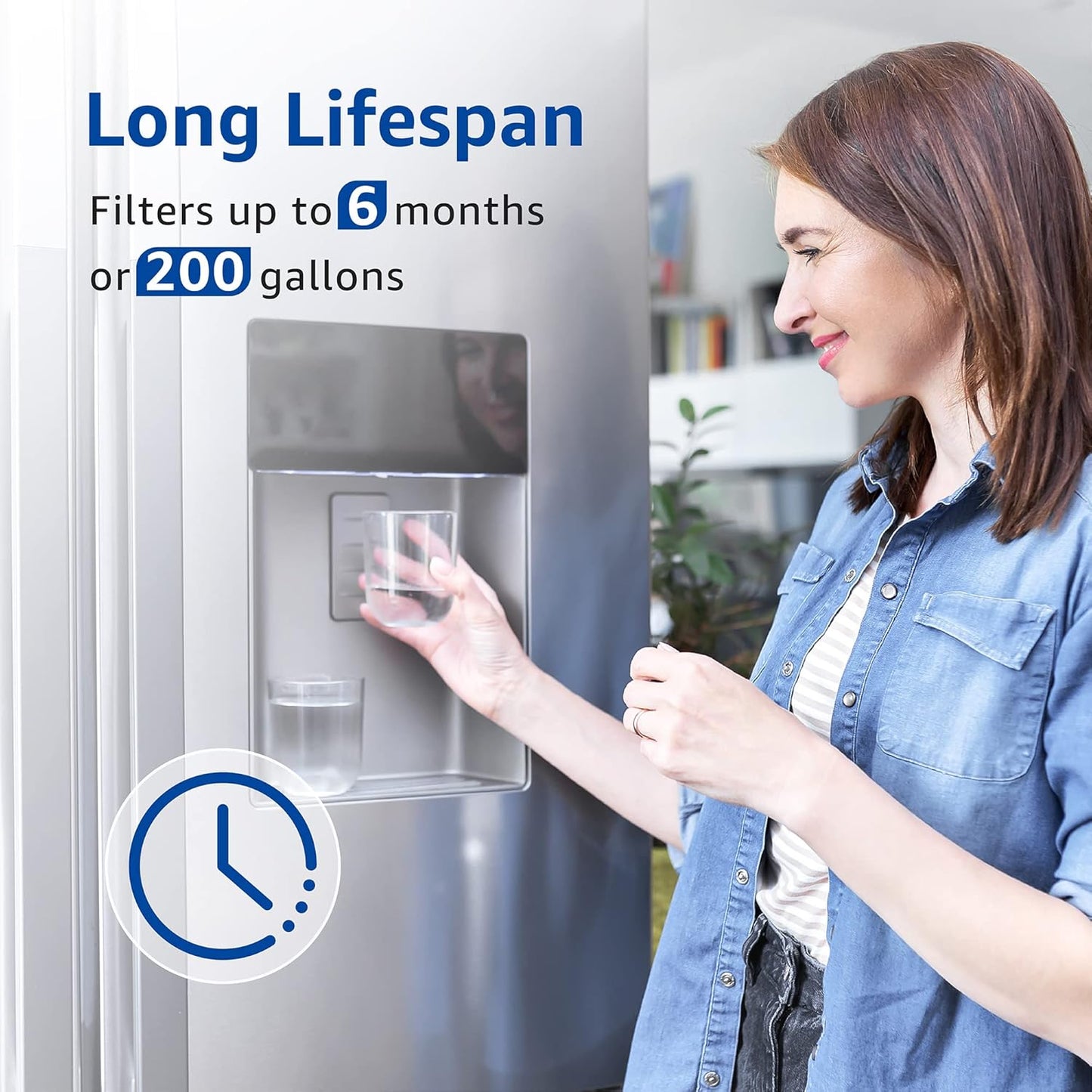 Cenmela CML006 Water and Air Filter Bundle Compatible with WF3CB and Pure Source 3 - 2 Water Filters, 4 Air Filters - 9 inches Height