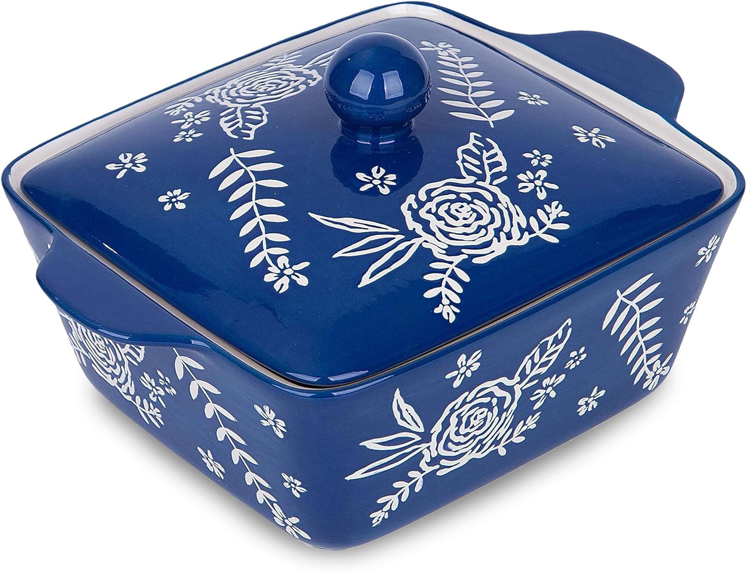 Ceramic Casserole Dish Set with Lid for Baking in Oven