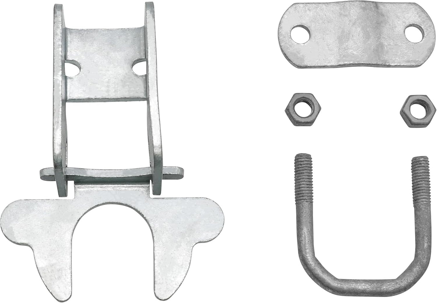 Chain Link Fence Gate Latch Set for Dog Kennels - 1-3/8" KINNAN Butterfly Gate Latch with Padlock Hole - 2 PCS