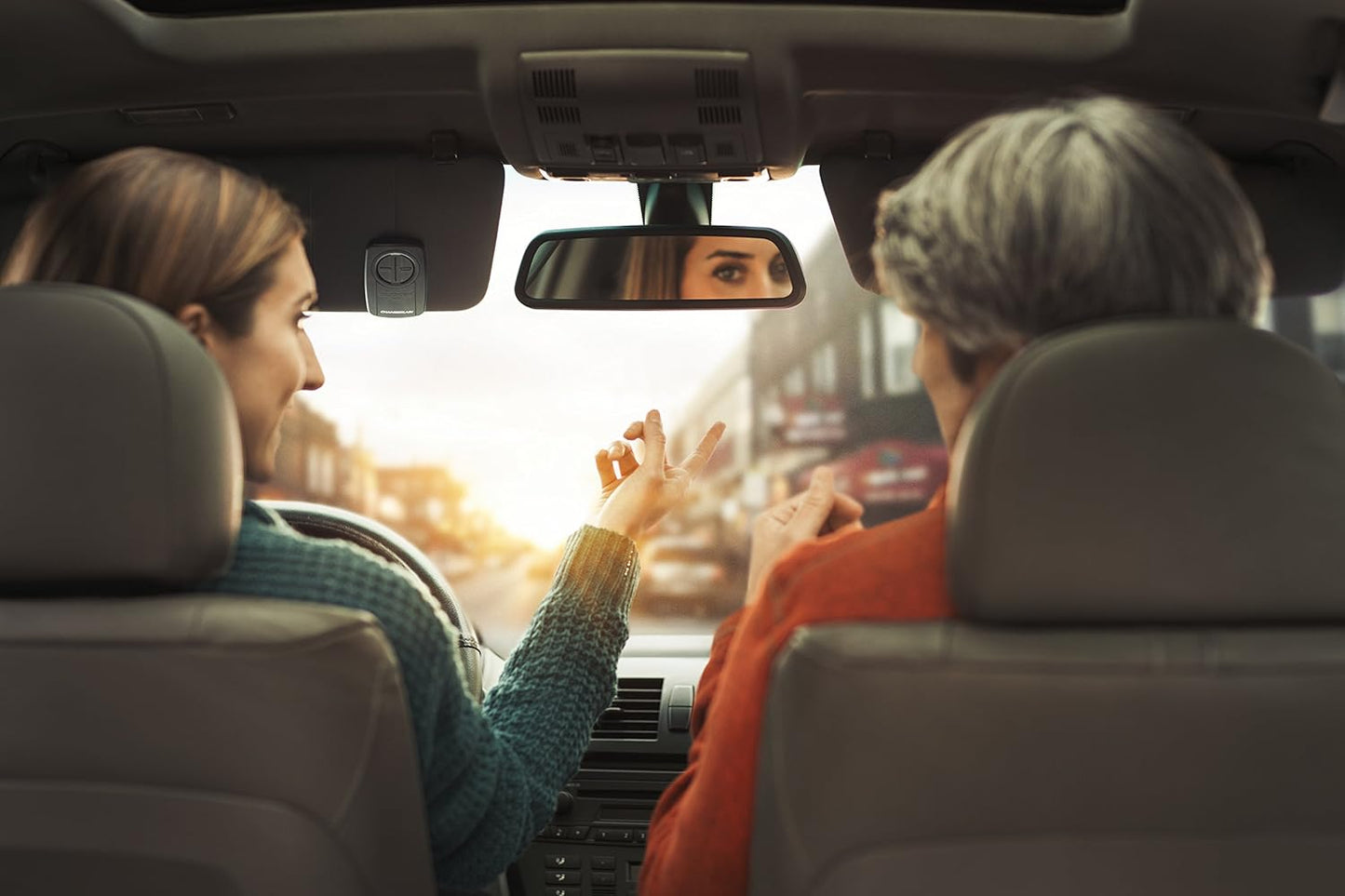 Chamberlain KLIK5U-BK2 Universal Garage Door Opener Remote Control in Black - 1 Pack