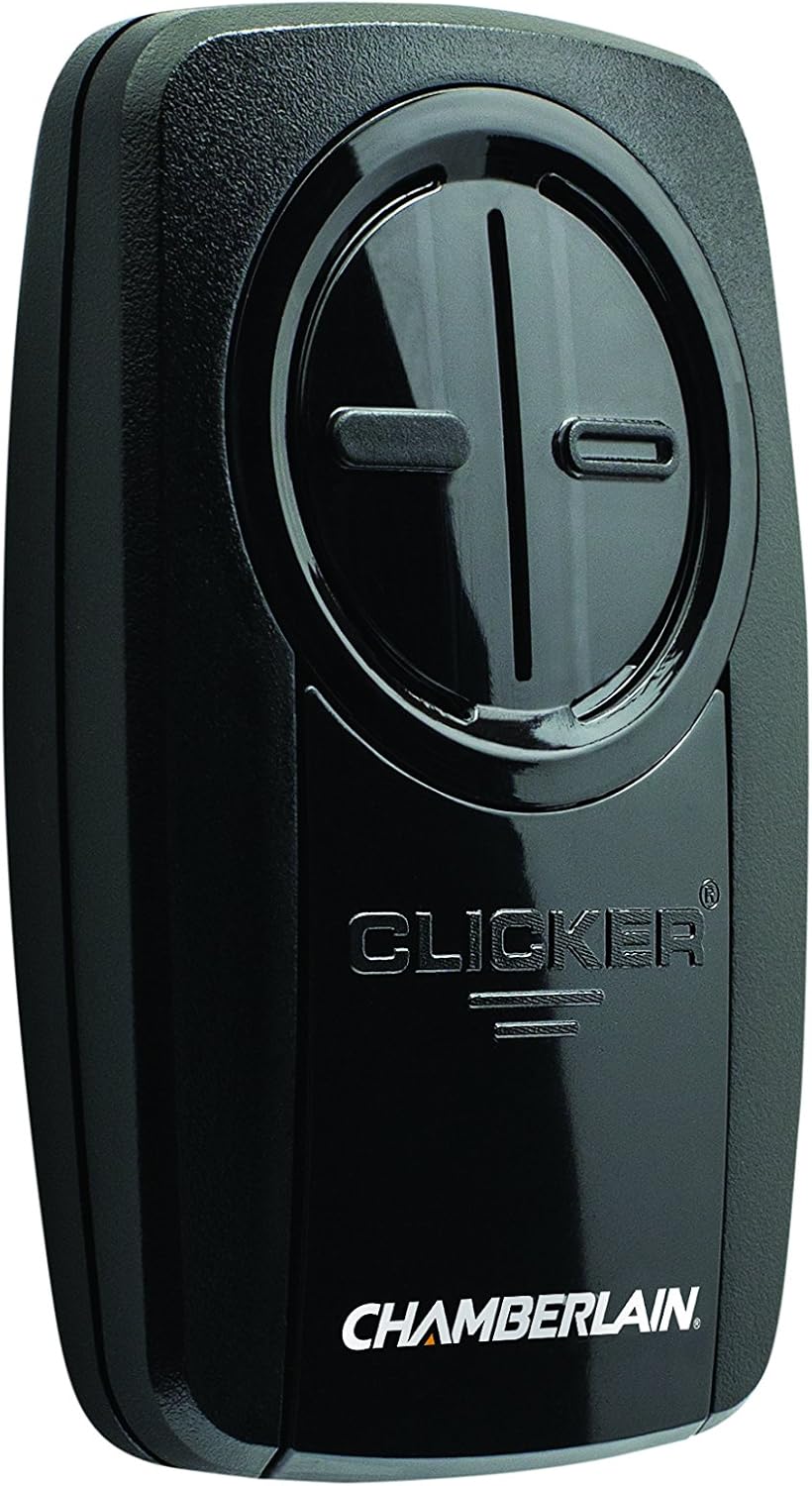 Chamberlain KLIK5U-BK2 Universal Garage Door Opener Remote Control in Black - 1 Pack