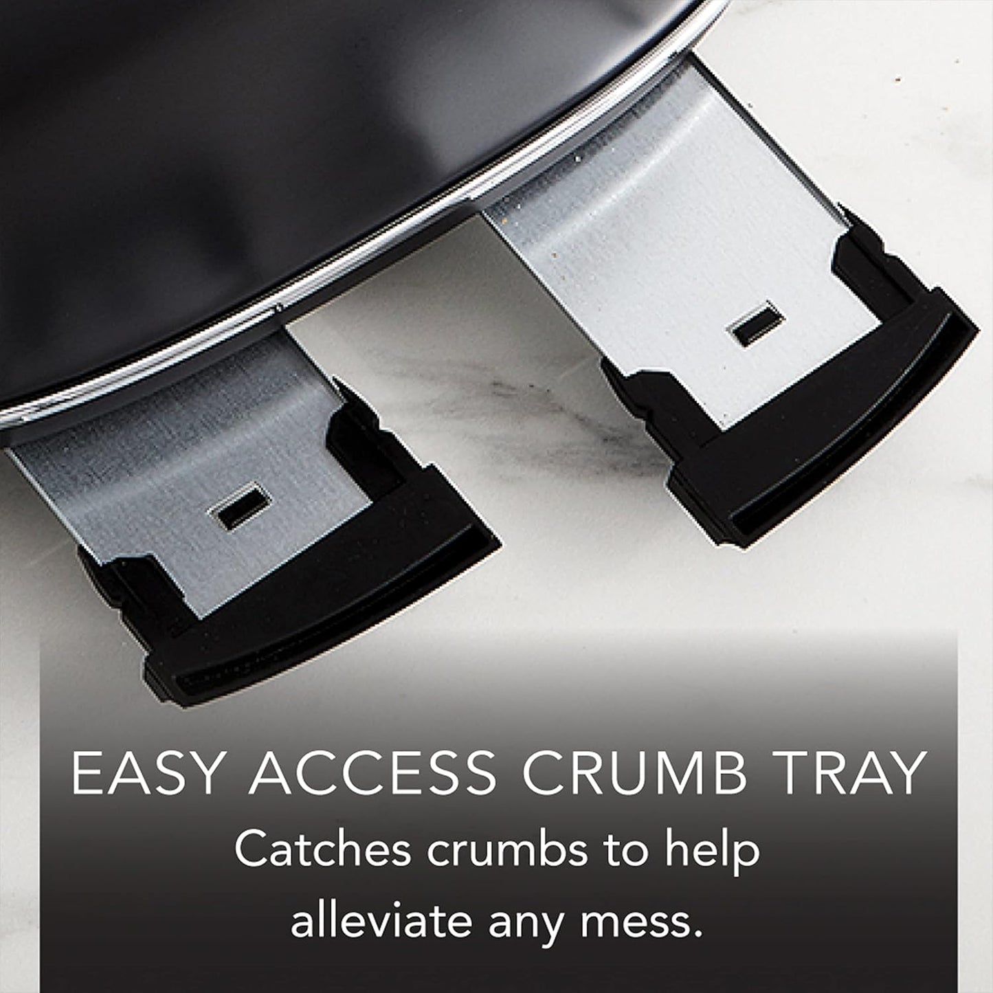 Chef'sChoice Gourmezza Stainless Steel 4-Slice Toaster with 5 Functions, 6 Shade Settings, 1500W - Black