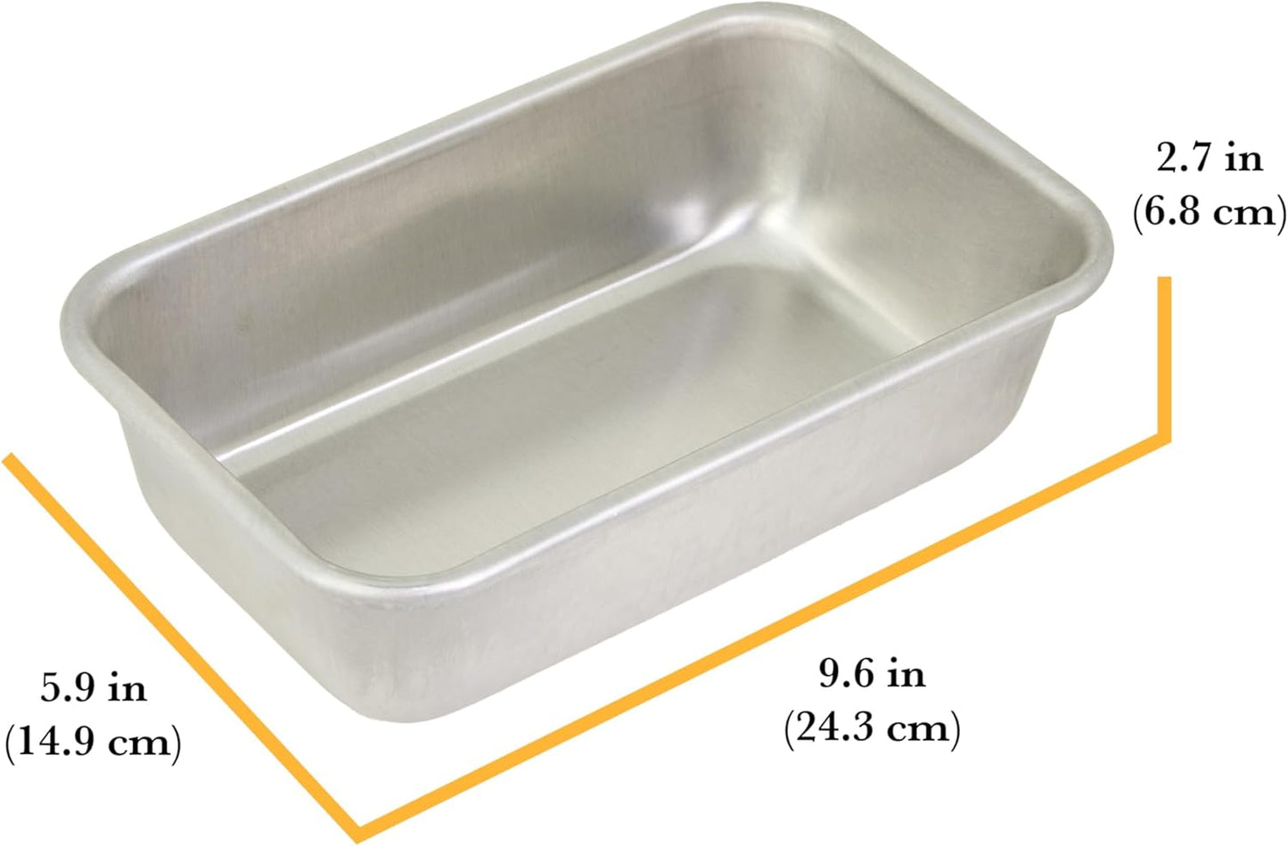 Chicago Metallic 9x5 Loaf Pan - Recycled Aluminum, Ideal for Everyday & Small Batch Baking