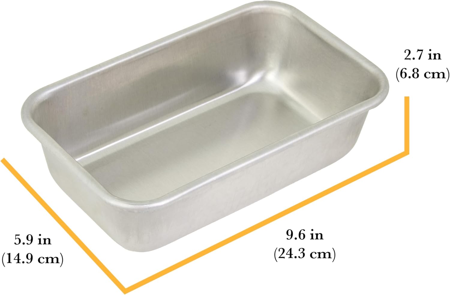 Chicago Metallic 9x5 Loaf Pan - Recycled Aluminum, Ideal for Everyday & Small Batch Baking