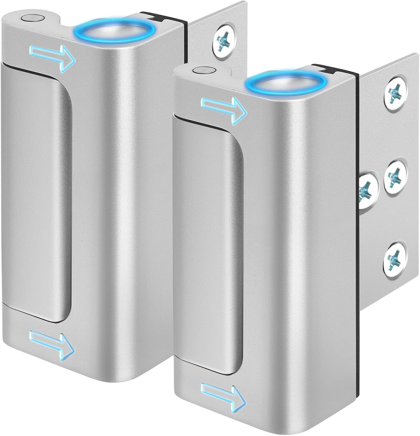 Childproof Front Door Security Lock - High Strength Door Reinforcement Lock for Kids Safety - CRANACH Home Security Door Latch - Withstands 800lbs - Flip Door Guardian for Inward Swinging Doors