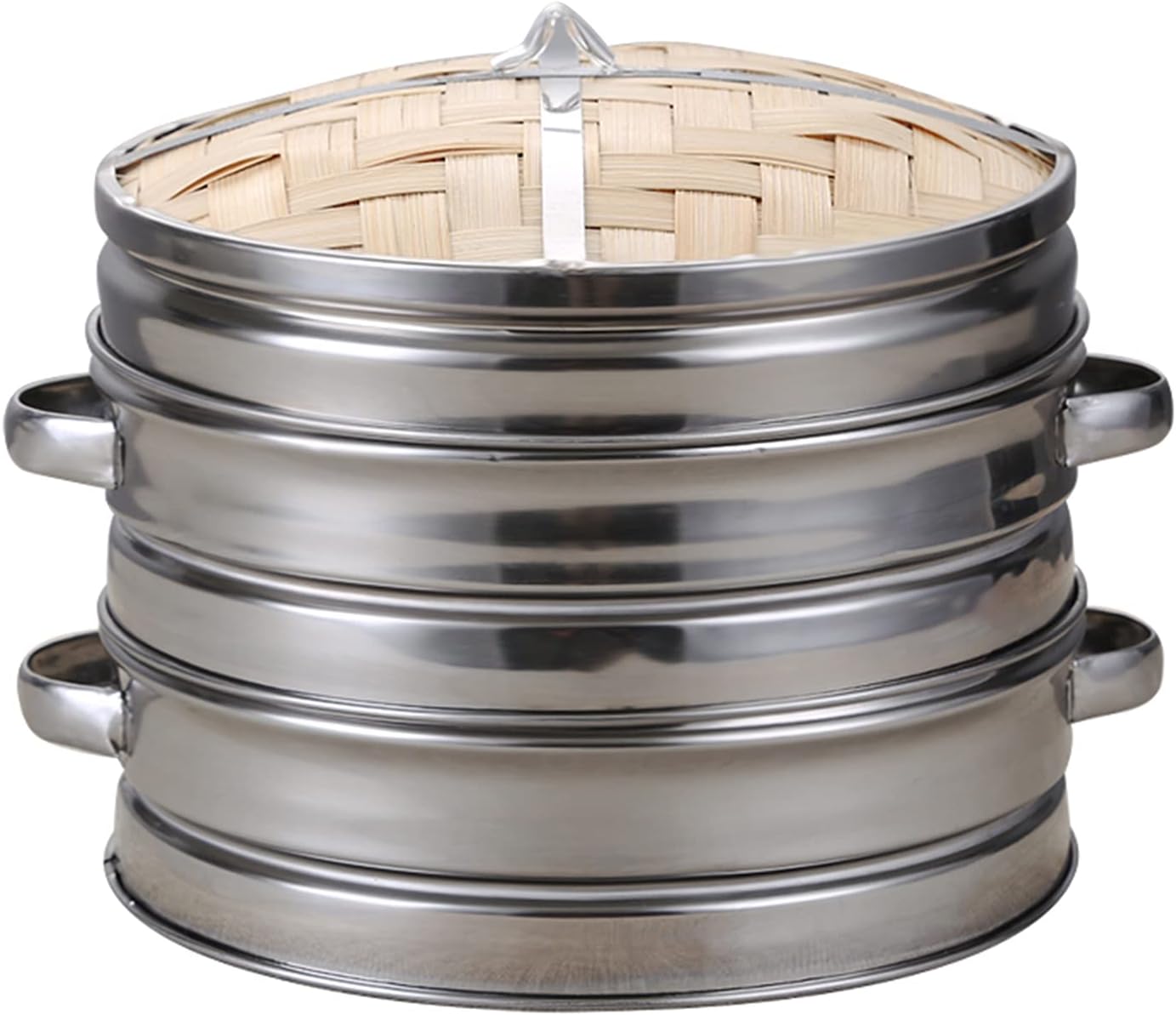 Chinese LTLWSH Steamed Seiro Basket Set for Healthy Cooking, 7.1 inches (18 cm) - Fluffy and Delicious Steamed Meals