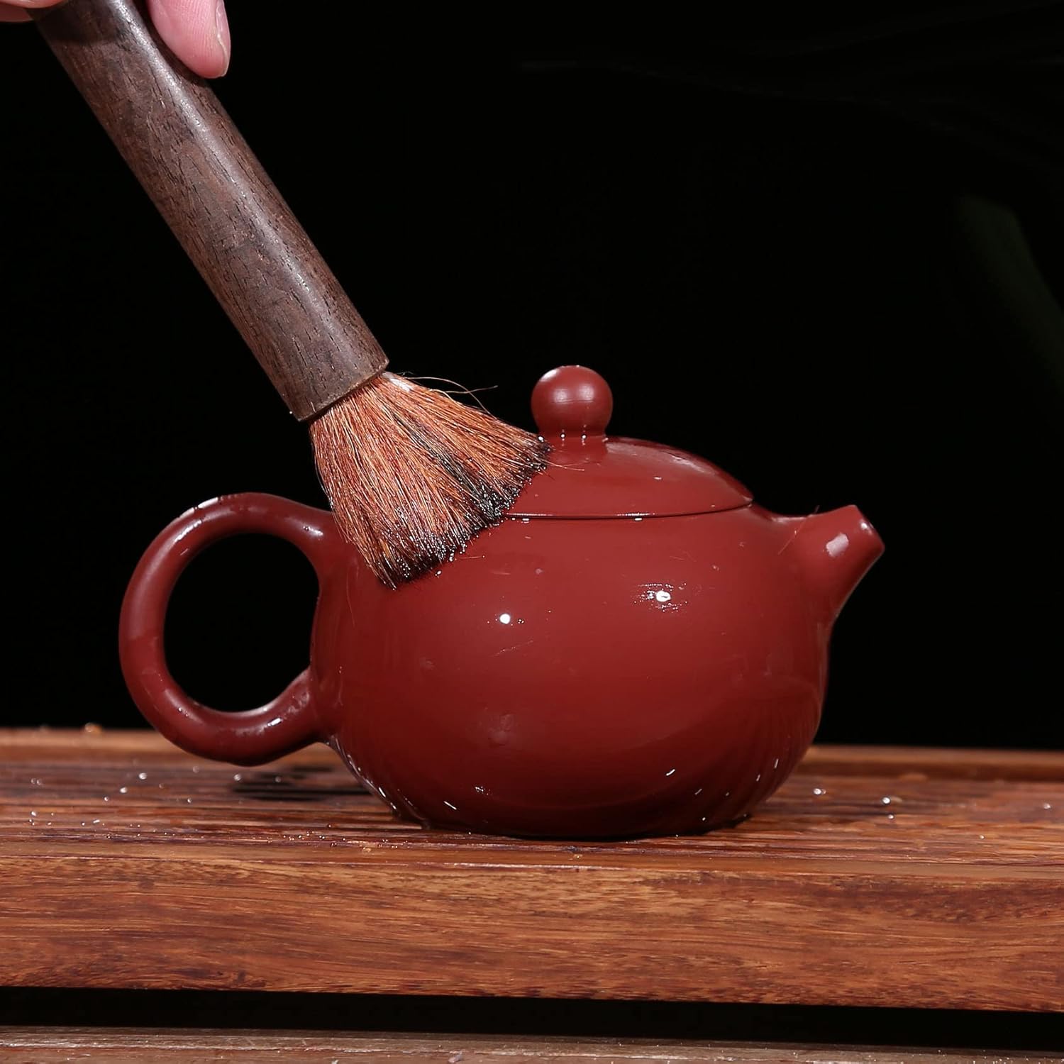Chinese Zisha Clay Red Teapot for Loose Gongfu Tea - YXHUPOT Dahongpao Xishi Teapot (Medium Red)