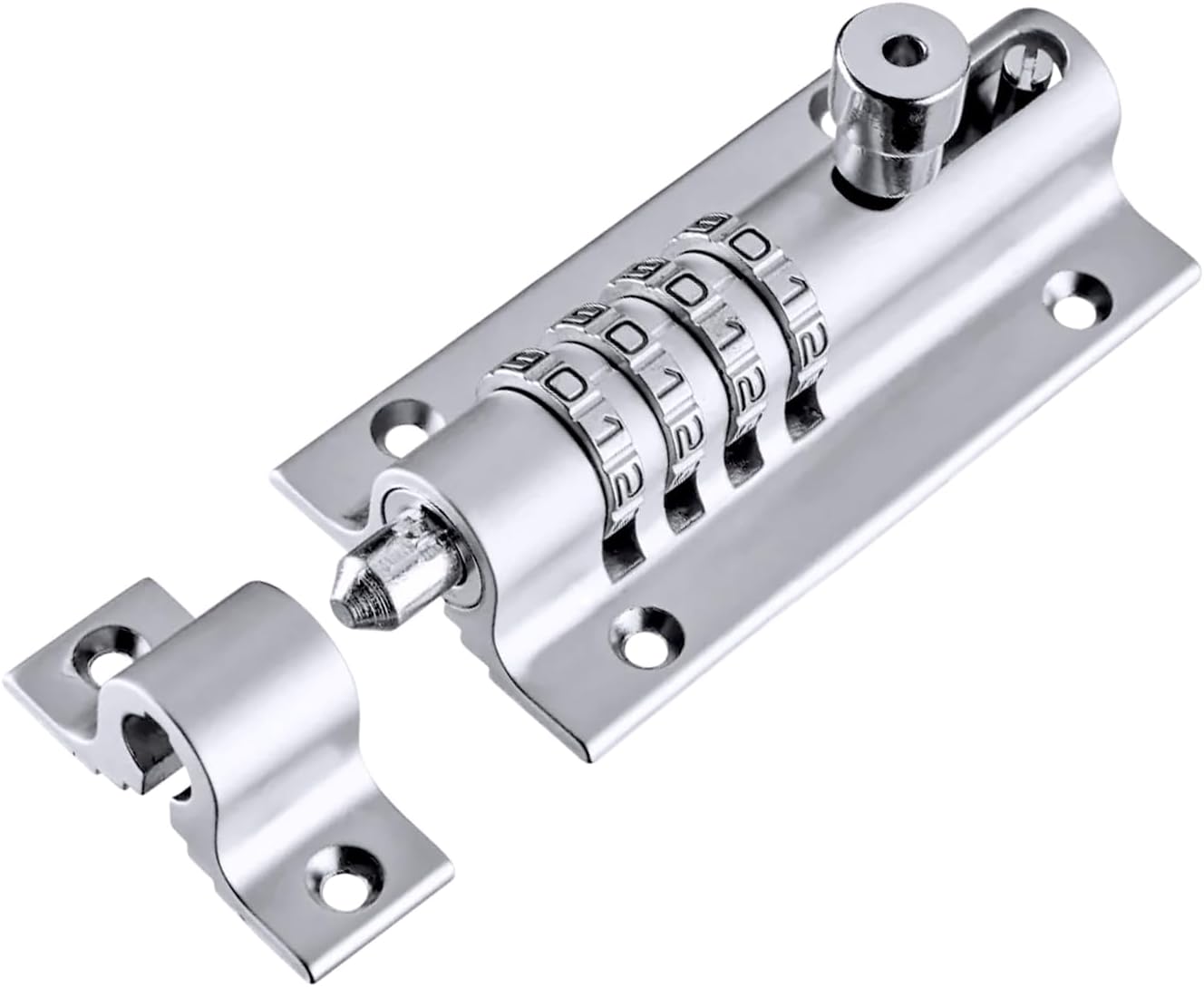 Chrome Combi-Bolt CB2000-CHR Sliding Lock for Enhanced Security