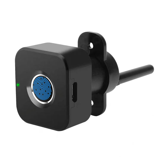 Ciglow Mini Smart Fingerprint Lock for Drawers & Cabinets - USB Rechargeable, 360° Recognition, Store 20 Fingerprints, Energy Efficient
