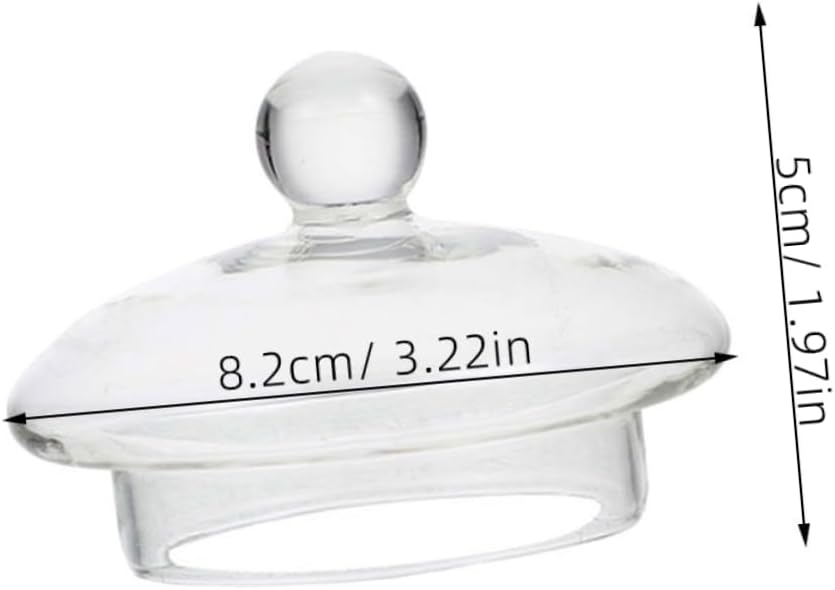 Clear Glass Teapot Replacement Lid with Strainer Cover - 1000ml Teapot Accessories for Home Kitchen