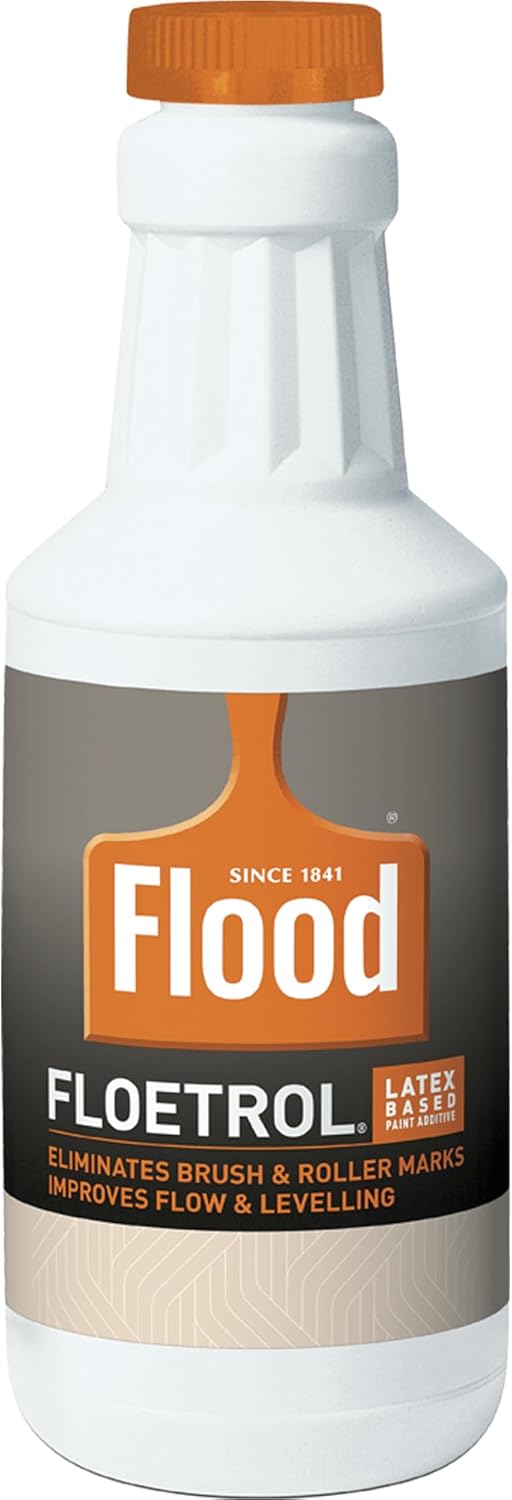 Clear Latex Paint Additive - Flood Floetrol 1 Quart - Enhances Flow and Finish