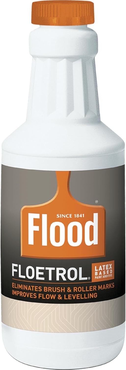 Clear Latex Paint Additive - Flood Floetrol 1 Quart - Enhances Flow and Finish
