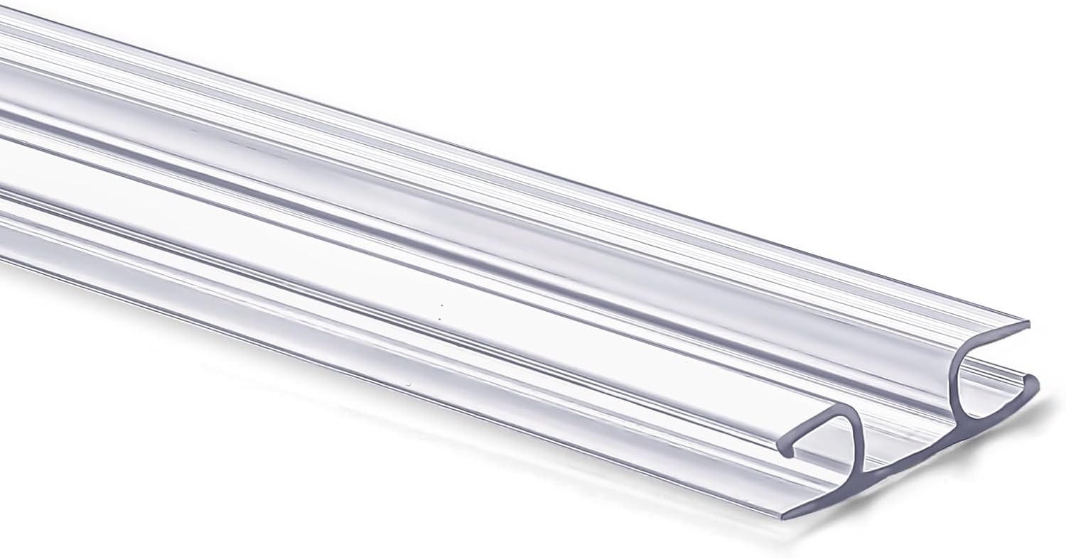 Clear PVC Living Hinge for Golf Cart Windshield & Drum Shield - Cuttable 48 Inch Maasechs 1 Pack