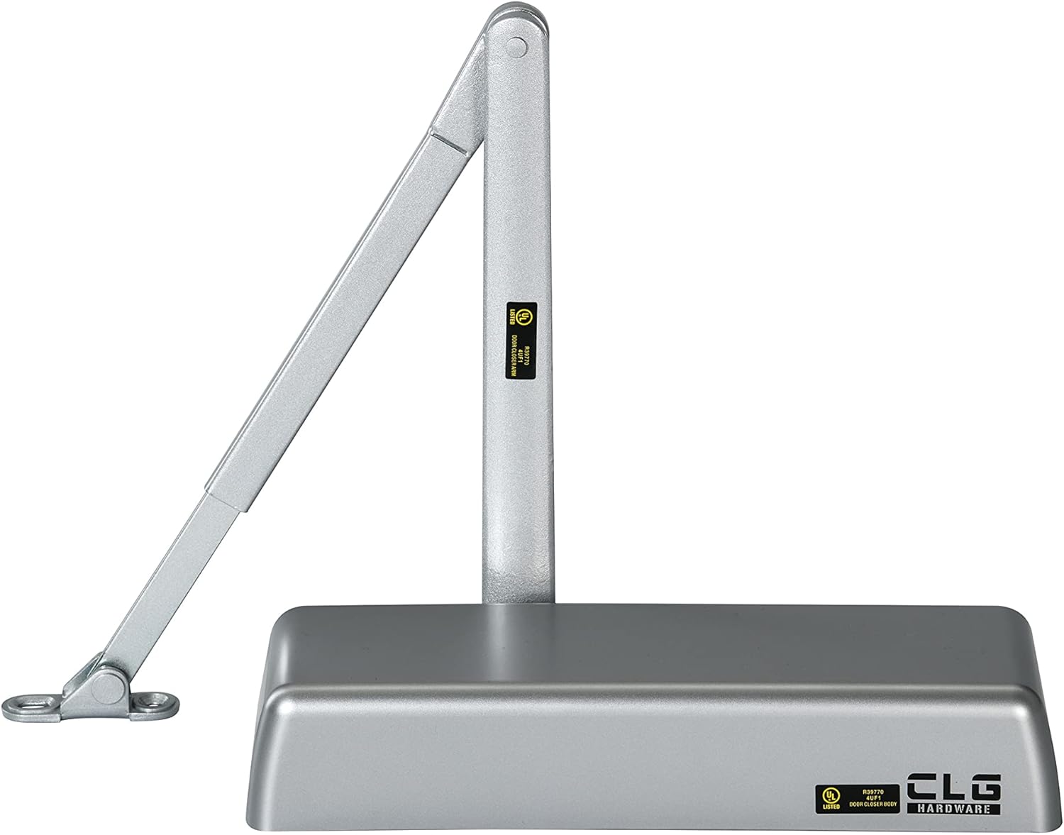 CLG HARDWARE DC9016 Extra Heavy Duty Commercial Door Closer - Size 1-6, Aluminum Surface-Mounted Auto Closer for Heavy Traffic Areas - WildKart