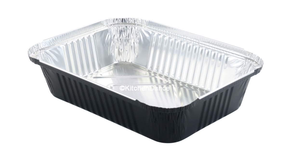 Colorful Aluminum Casserole Pans with Board Lids - Heavy Duty Foil Pans for Cooking, Freezing, and Storage