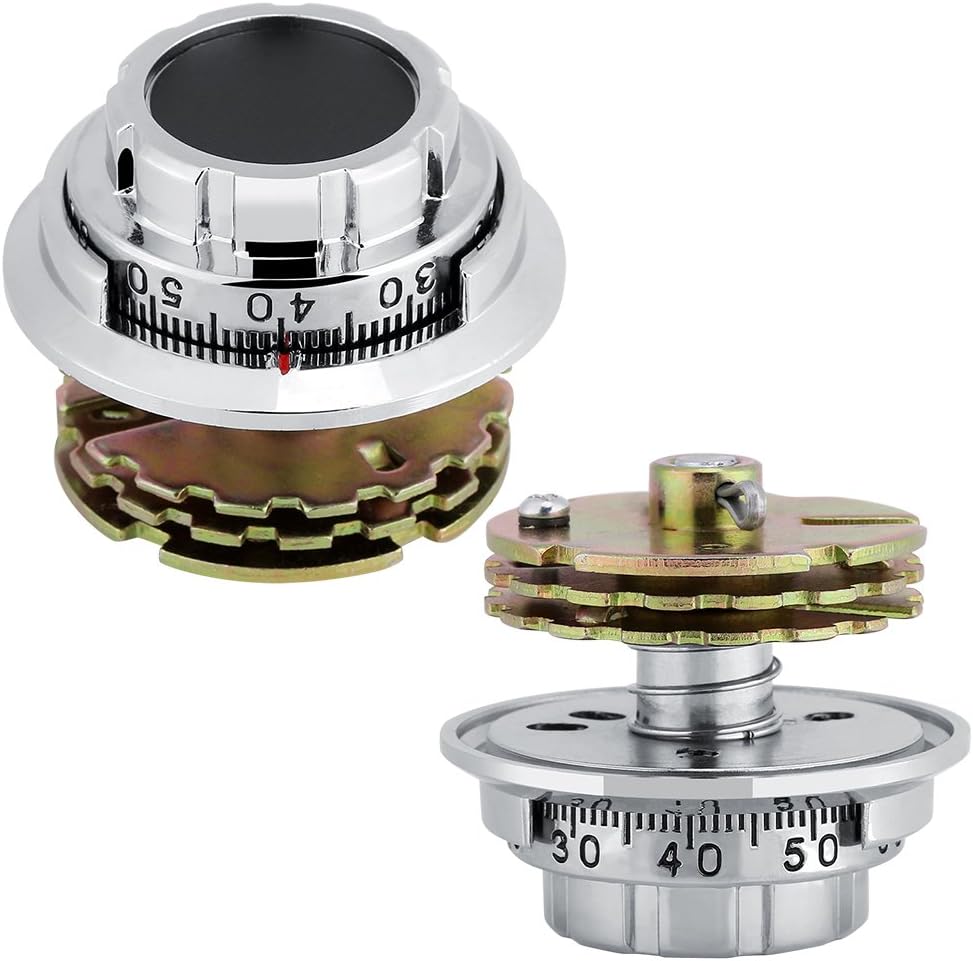 Combination Coded Cutaway Cabinet Lock with Metal Locks for Jewelry, Safe Box, and Documents