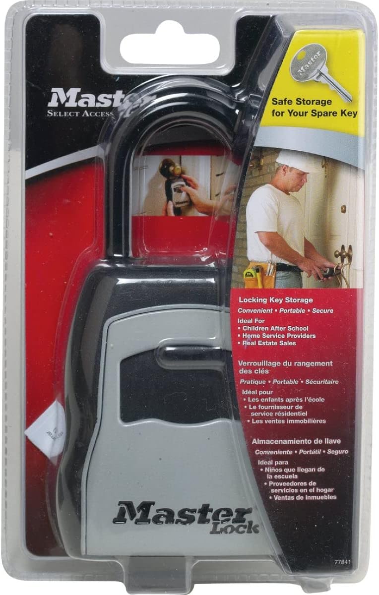 Combination Lock Box 5400D - Resettable, Vinyl & Steel Construction