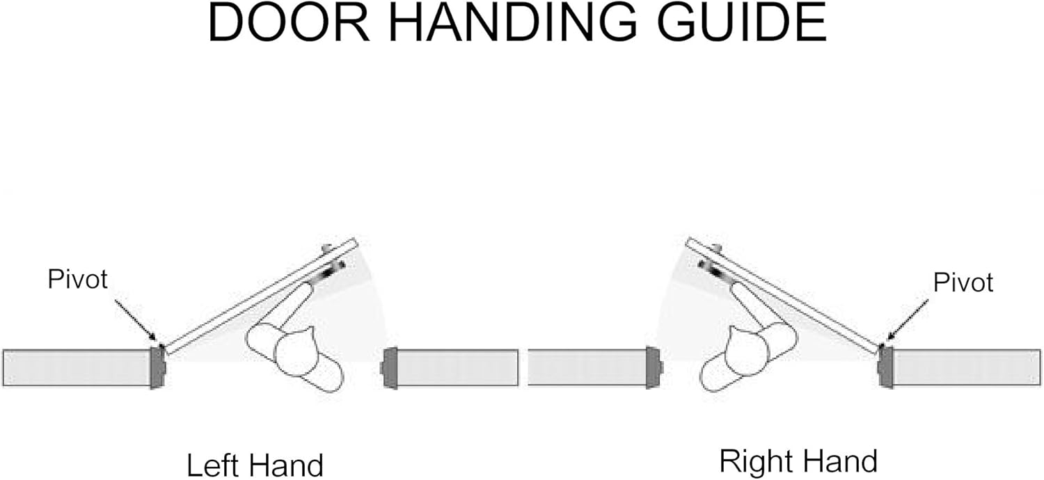 Commercial Adams Rite Type Storefront Door Top & Bottom Pivot Hinge Set - Dark Bronze, Right Hand