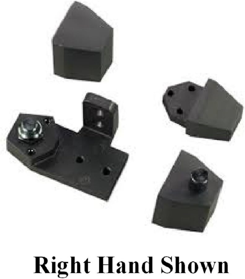 Commercial Adams Rite Type Storefront Door Top & Bottom Pivot Hinge Set - Dark Bronze, Right Hand