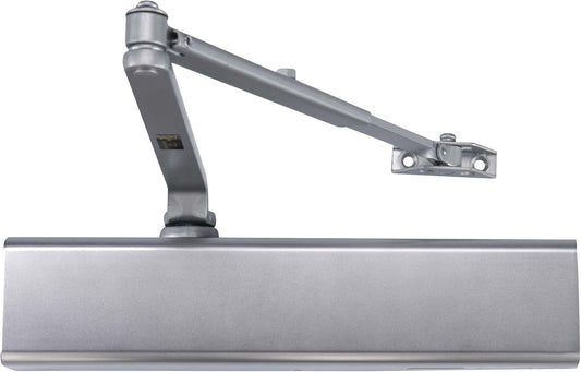 Commercial Door Closer DC8016 - Heavy Duty Grade 1 Slim Line Surface Mount - Adjustable Size 1-6 - ADA & UL 3 Hour Fire Rated - For Entrances & Aluminum Storefronts
