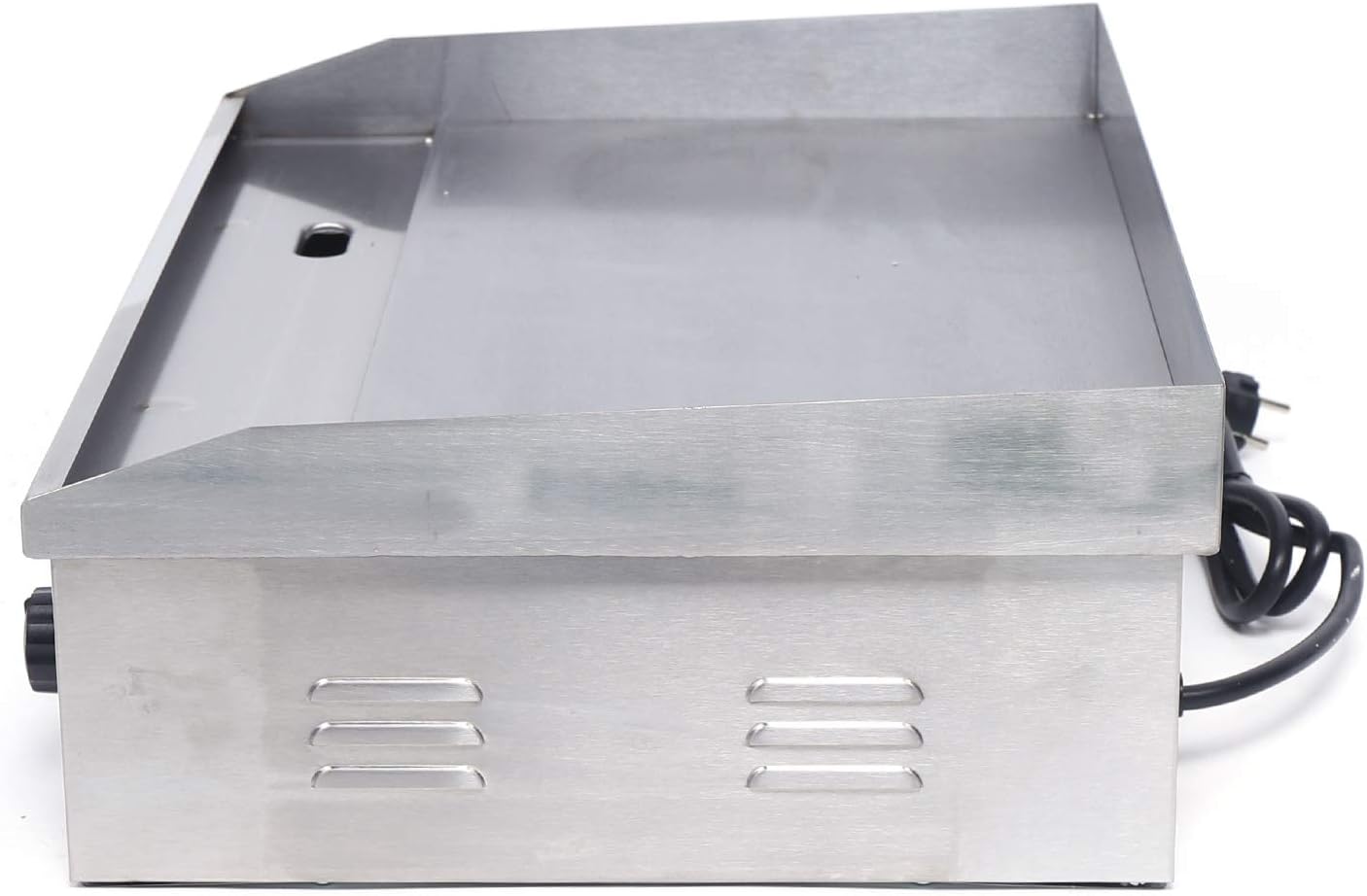 Commercial Electric Griddle 110V/60Hz, Non-Stick Teppanyaki Grill with Adjustable Temperature Control, Tabletop Flat Top Griddle - 21.26x15.75x8.66 In