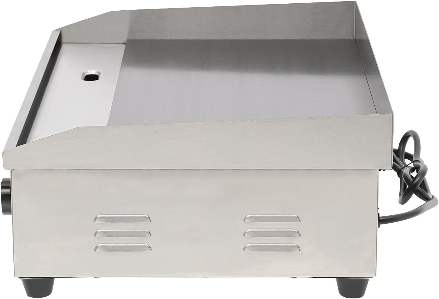 Commercial Electric Griddle Grill 110V 3000W - Non-Stick Teppanyaki Flat Top Grill with Thermostatic Control