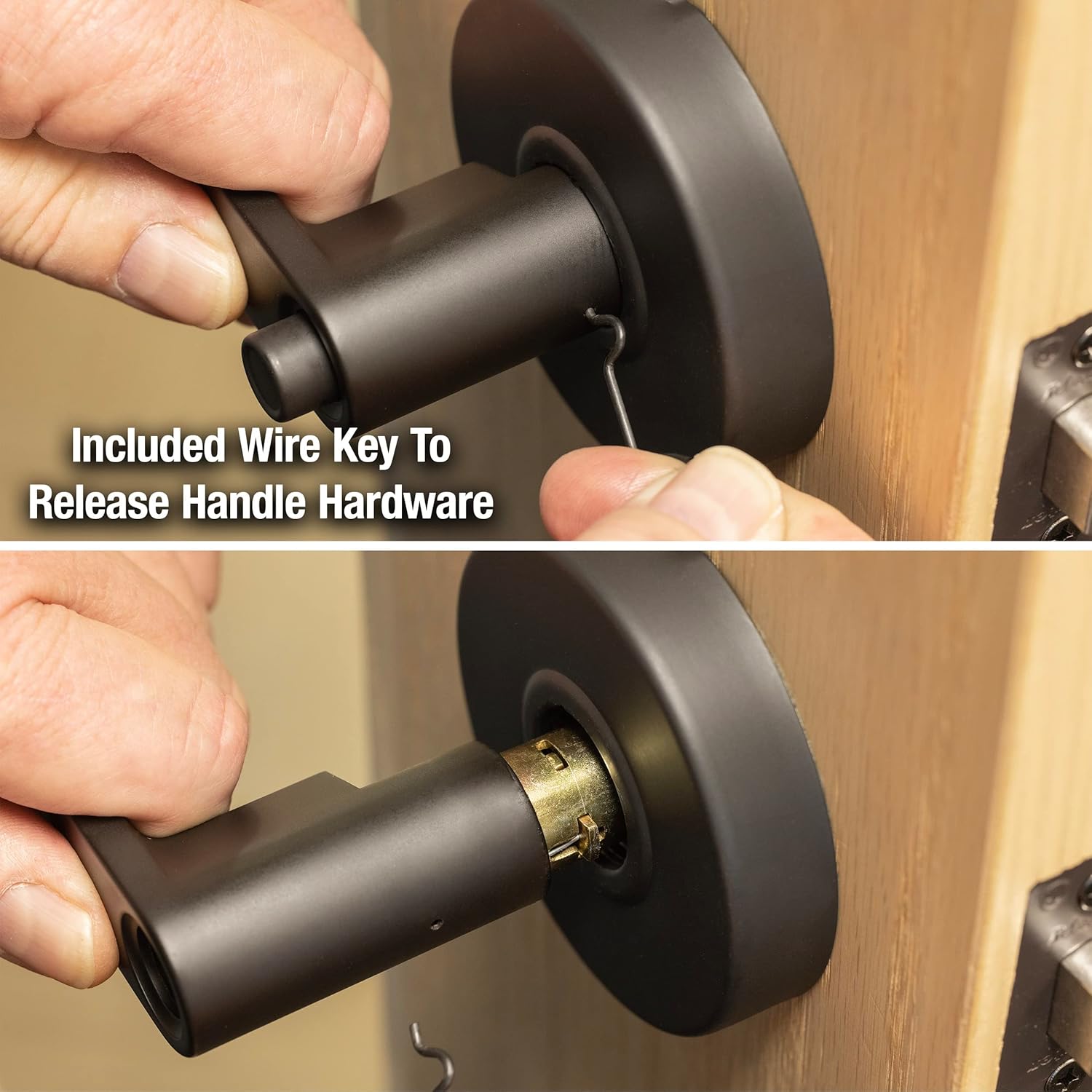 Commercial Grade 2 Heavy Duty Lever Style Privacy Door Handle, Oil Rubbed Bronze Finish by Master Lock