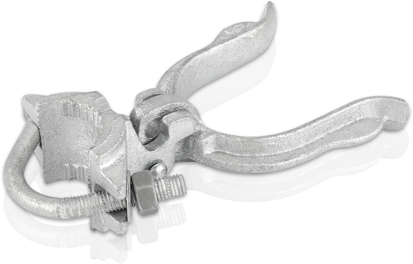 Commercial Grade Chain Link Fence Gate Fork Latch - Heavy Duty Galvanized Latch with Padlock Hole - 1-3/8" x 1-7/8" Size