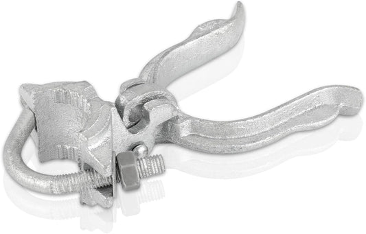 Commercial Grade Chain Link Fence Gate Fork Latch - Heavy Duty Galvanized Latch with Padlock Hole - 1-3/8" x 1-7/8" Size