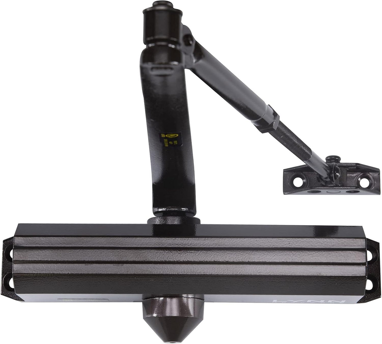 Commercial Grade Door Closer - LYNN HARDWARE DC7016 Surface Mounted, Grade 1, ADA & UL 3 Hour Fire Rated, Size 1-6, Dark Bronze