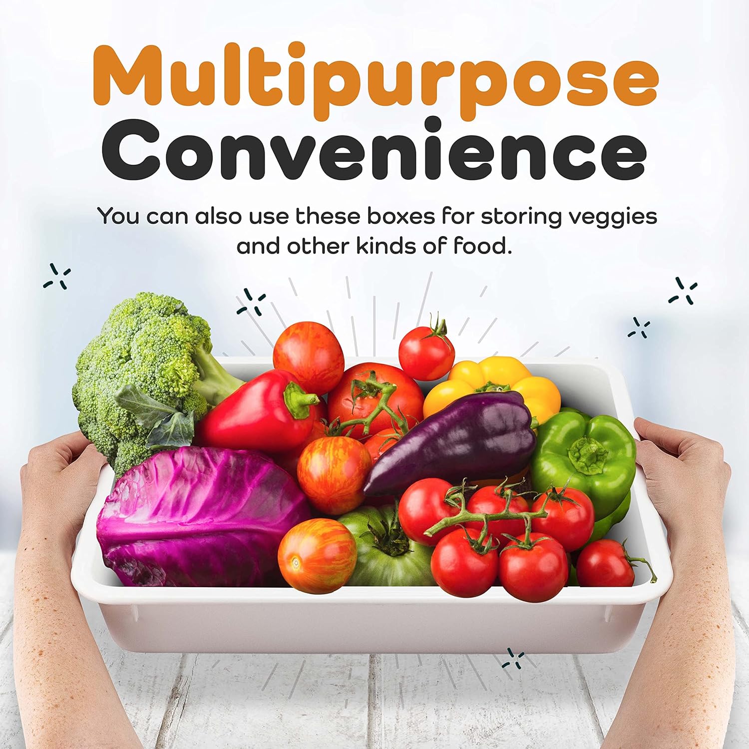 Commercial Quality Stackable Pizza Dough Proofing Box with 2 Trays and Covers - 17.25 x 13 Inches