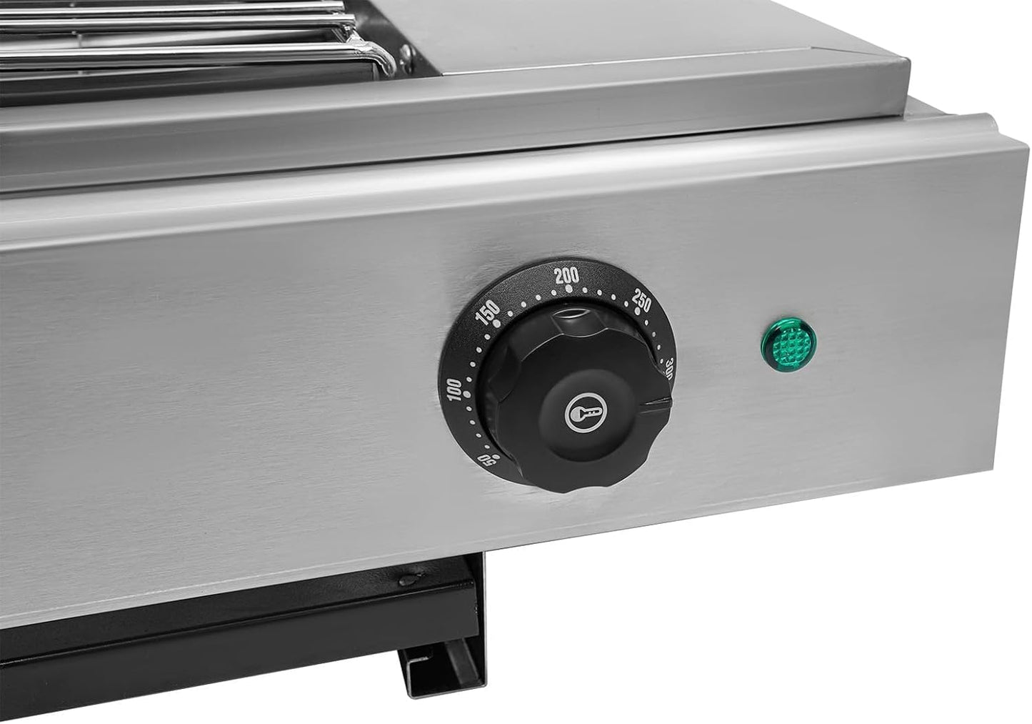 Commercial Stainless Steel Electric Kebab Grill Cooker with Thermostatic Control