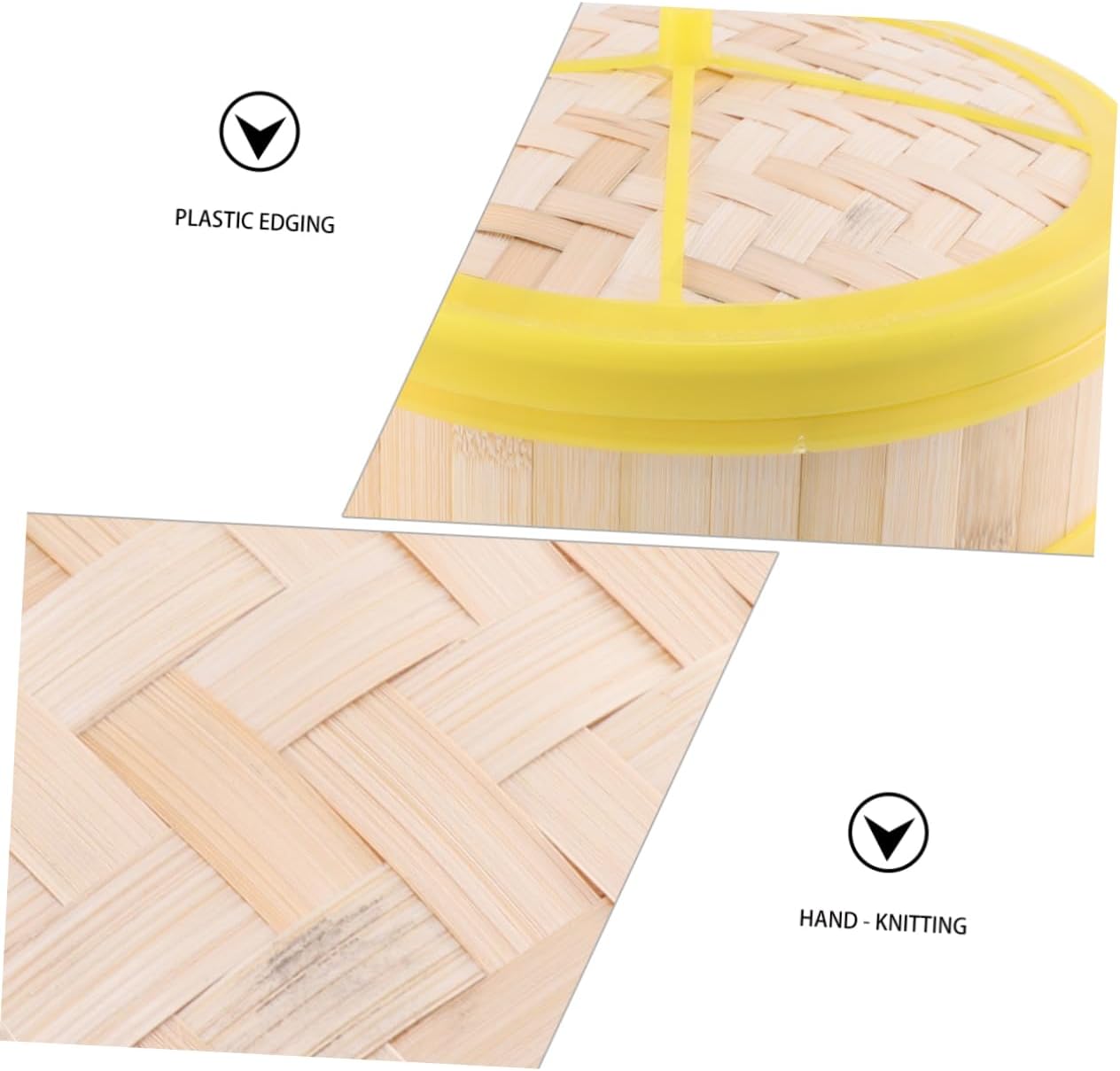 Compact 1 Set Rice Cooker Steamer with Steaming Basket - Small Cuckoo Mini Pot for Noodles and Basmati Rice - Pressure Cooker Alternative - Includes Rice Paper and Plastic Rice Robot