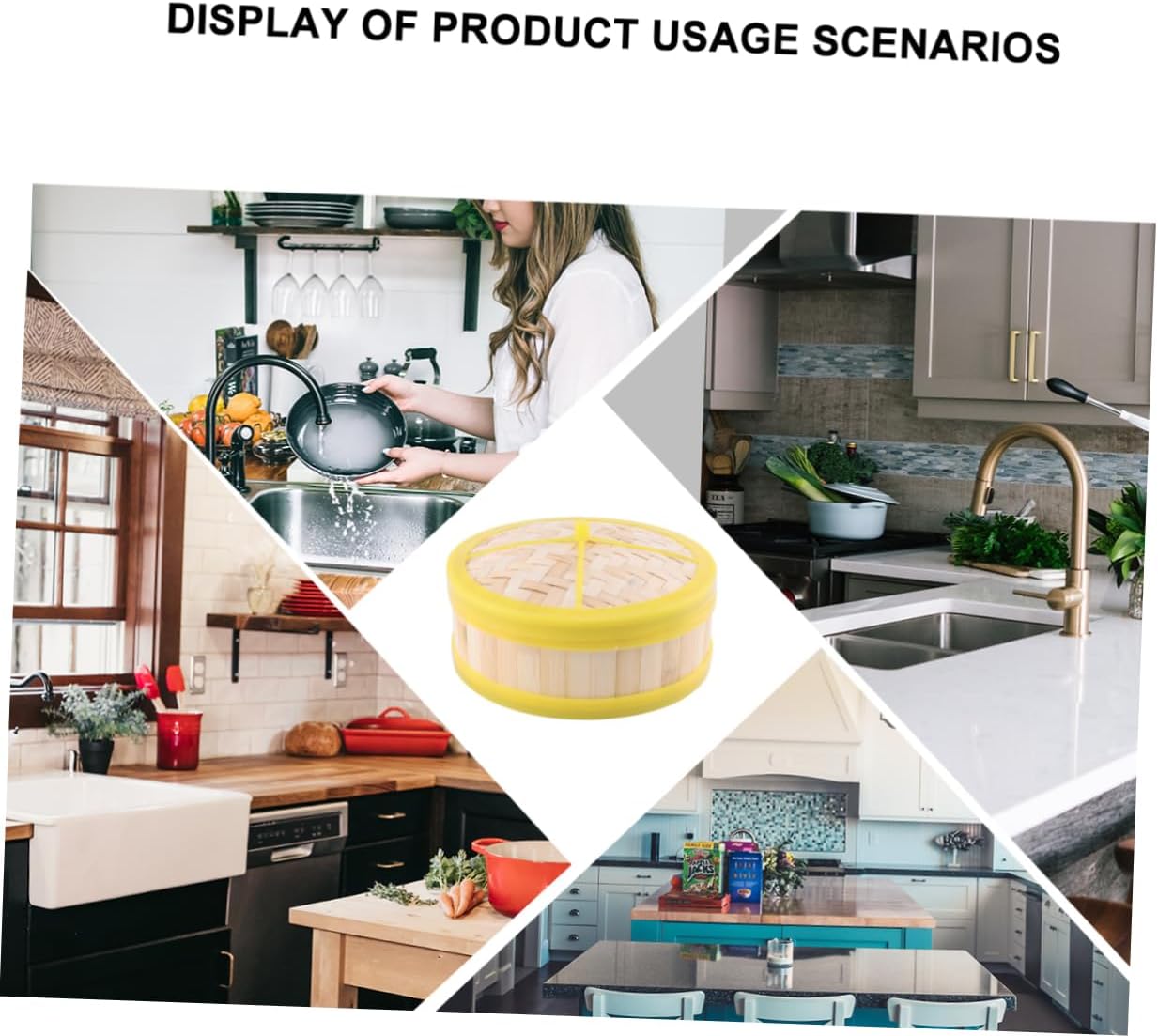 Compact 1 Set Rice Cooker Steamer with Steaming Basket - Small Cuckoo Mini Pot for Noodles and Basmati Rice - Pressure Cooker Alternative - Includes Rice Paper and Plastic Rice Robot