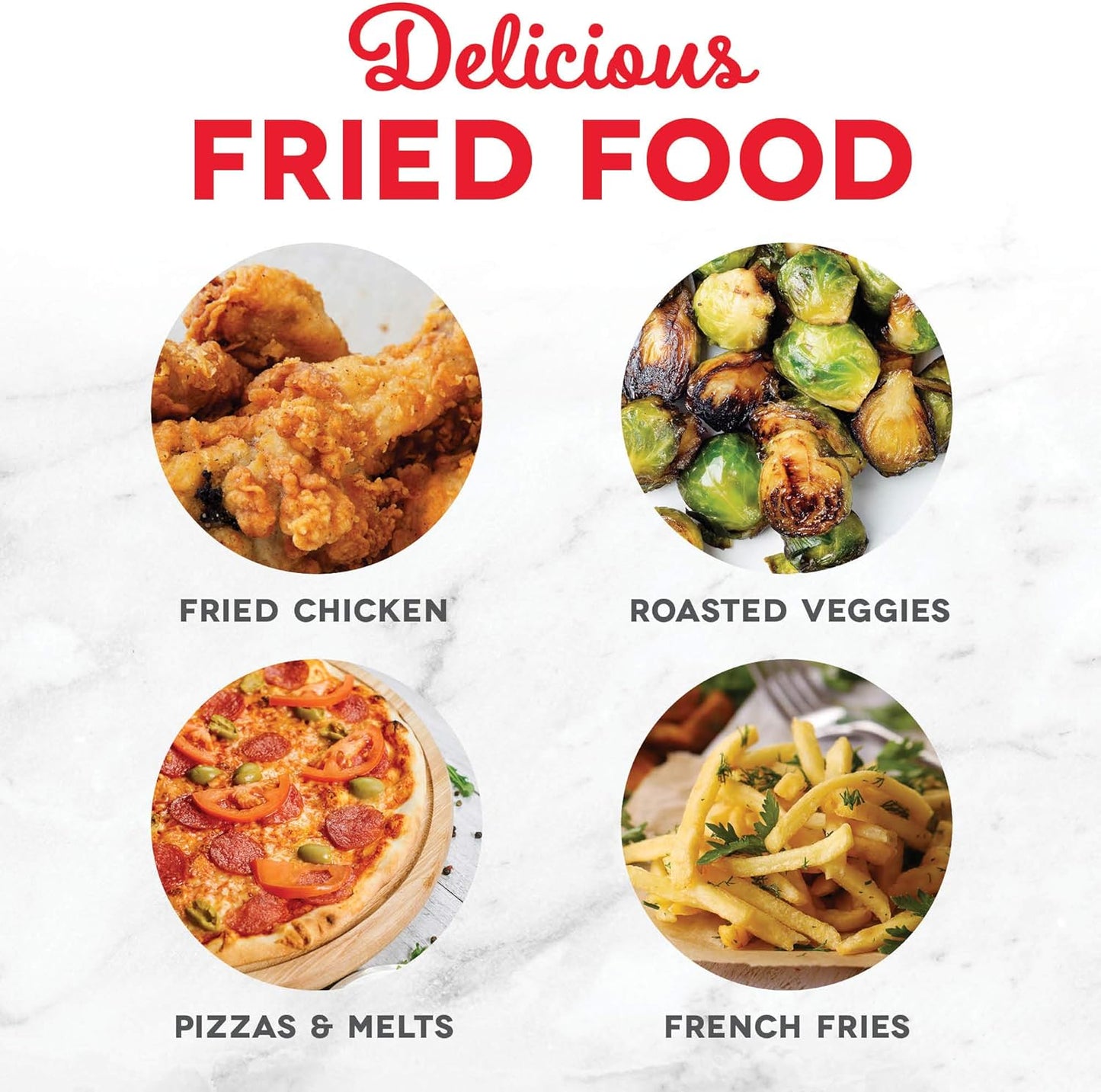 Compact 2.6 Qt. Red Electric Air Fryer Oven for Healthier Meals - Auto Shut Off, Digital, 1000-Watt - Ideal for Small Spaces - DASH Tasti-Crisp™