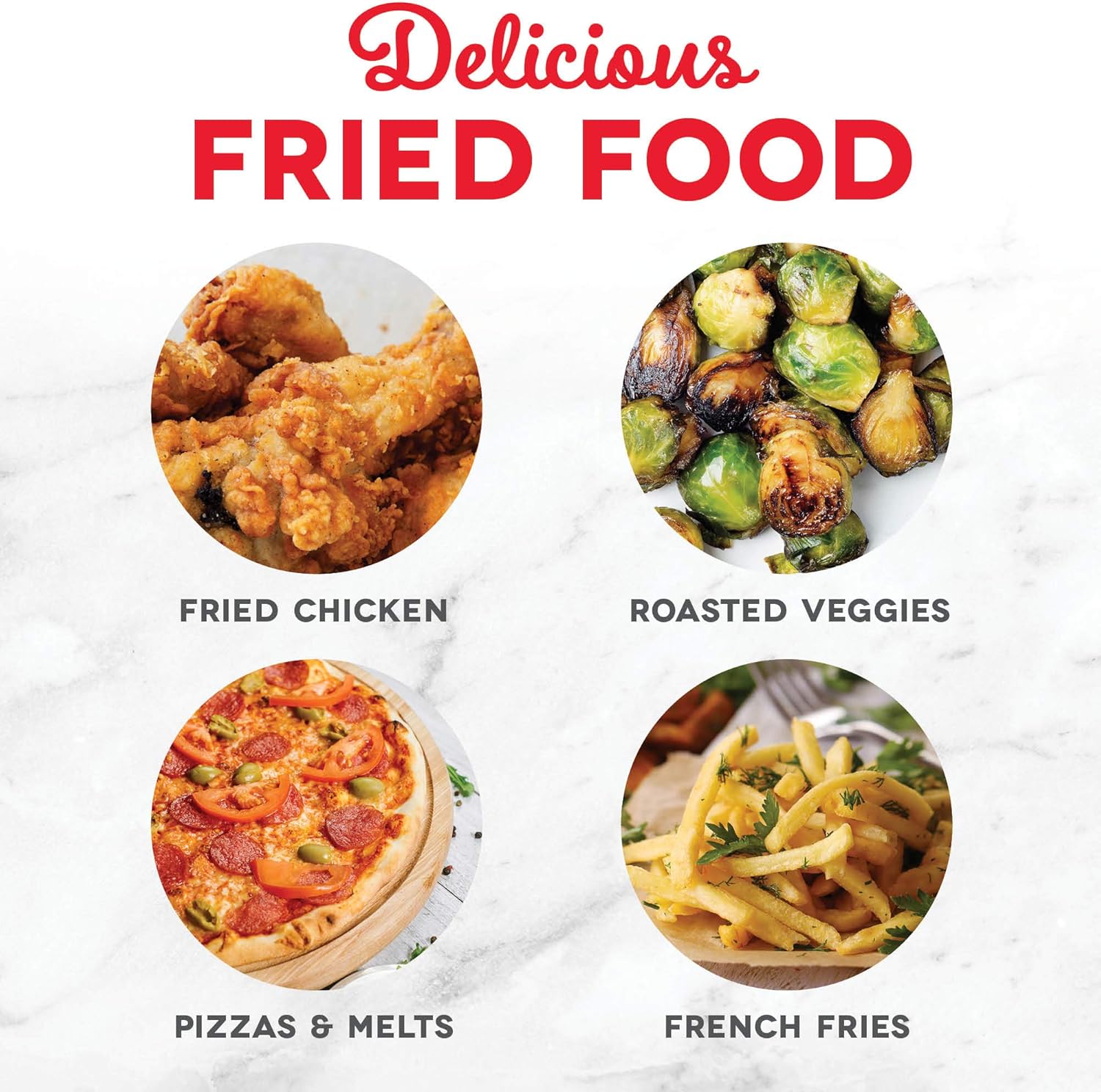 Compact 2.6 Qt. Red Electric Air Fryer Oven for Healthier Meals - Auto Shut Off, Digital, 1000-Watt - Ideal for Small Spaces - DASH Tasti-Crisp™