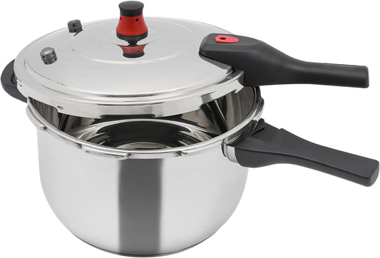 Compact 7.18QT Stovetop Pressure Cooker with 80Kpa Pressure for Fast Canning