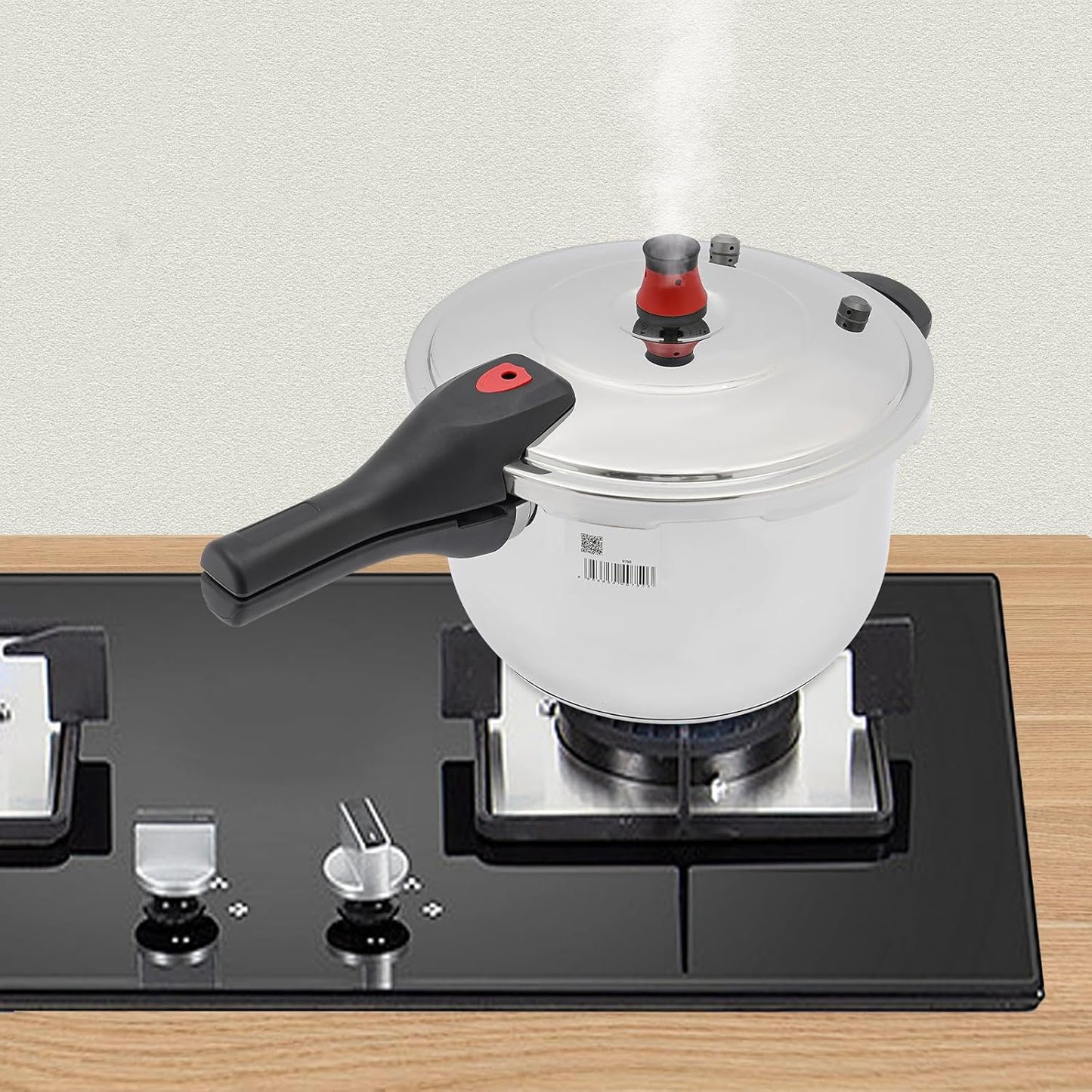 Compact 7.18QT Stovetop Pressure Cooker with 80Kpa Pressure for Fast Canning