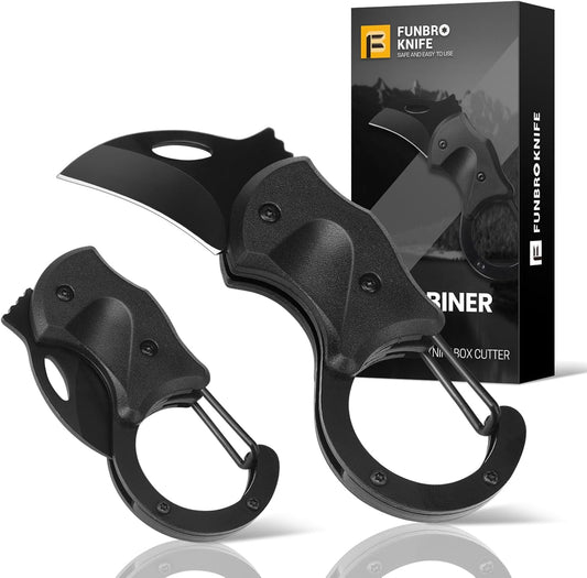 Compact Self Defense Keychain Pocket Knife for Men - Mini Folding EDC Gadgets with 1.34" Blade - Perfect Christmas Stocking Stuffers Gift for Him