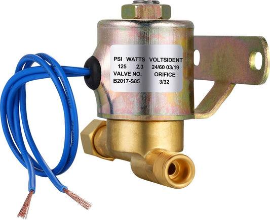 Compatible Solenoid Valve for Aprilaire Humidifiers 220, 224, 400, 440, 500, 550, 558, 560, 600, 700 - 24V, 2.3W, 60Hz - Mudder B2015-S85, B2017-S85, 4040