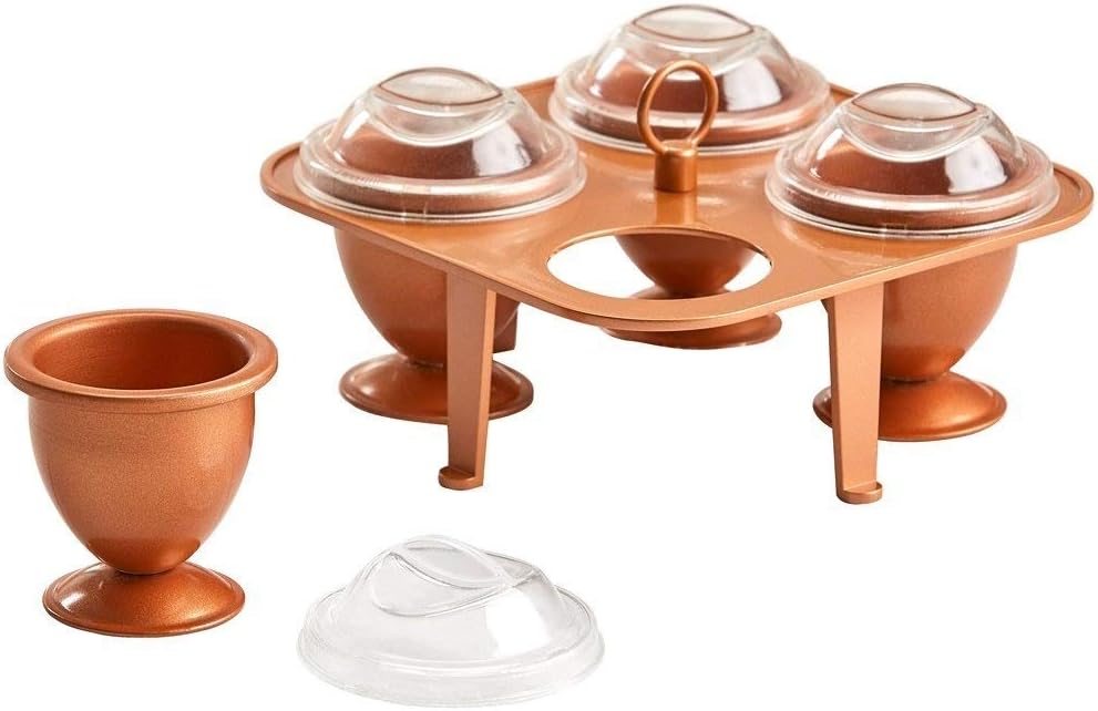 Copper Chef X-Large Egg Cooker - Cook Soft, Hard, and Poached Eggs Without Peeling Shell