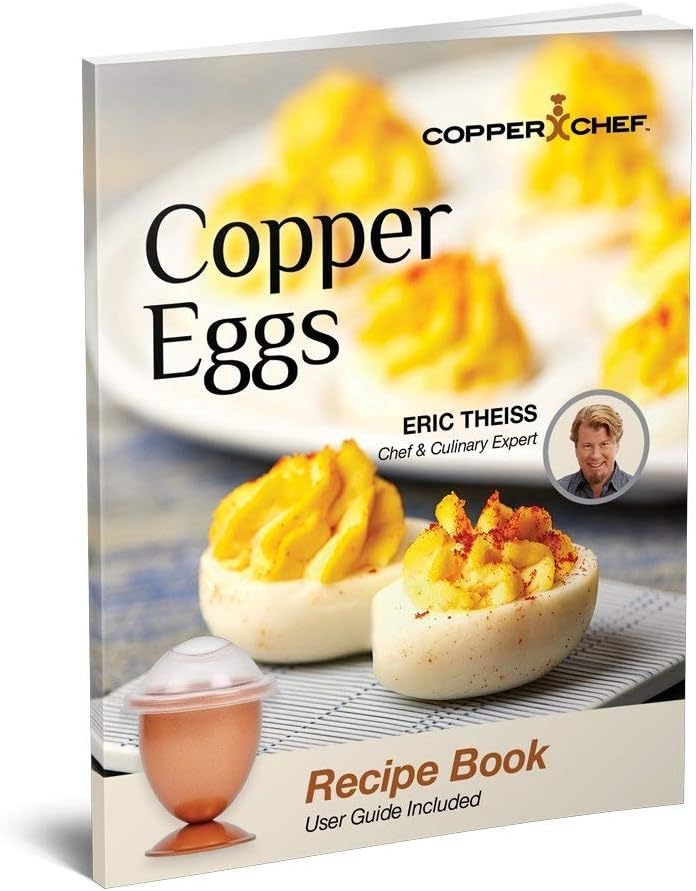 Copper Chef X-Large Egg Cooker - Cook Soft, Hard, and Poached Eggs Without Peeling Shell