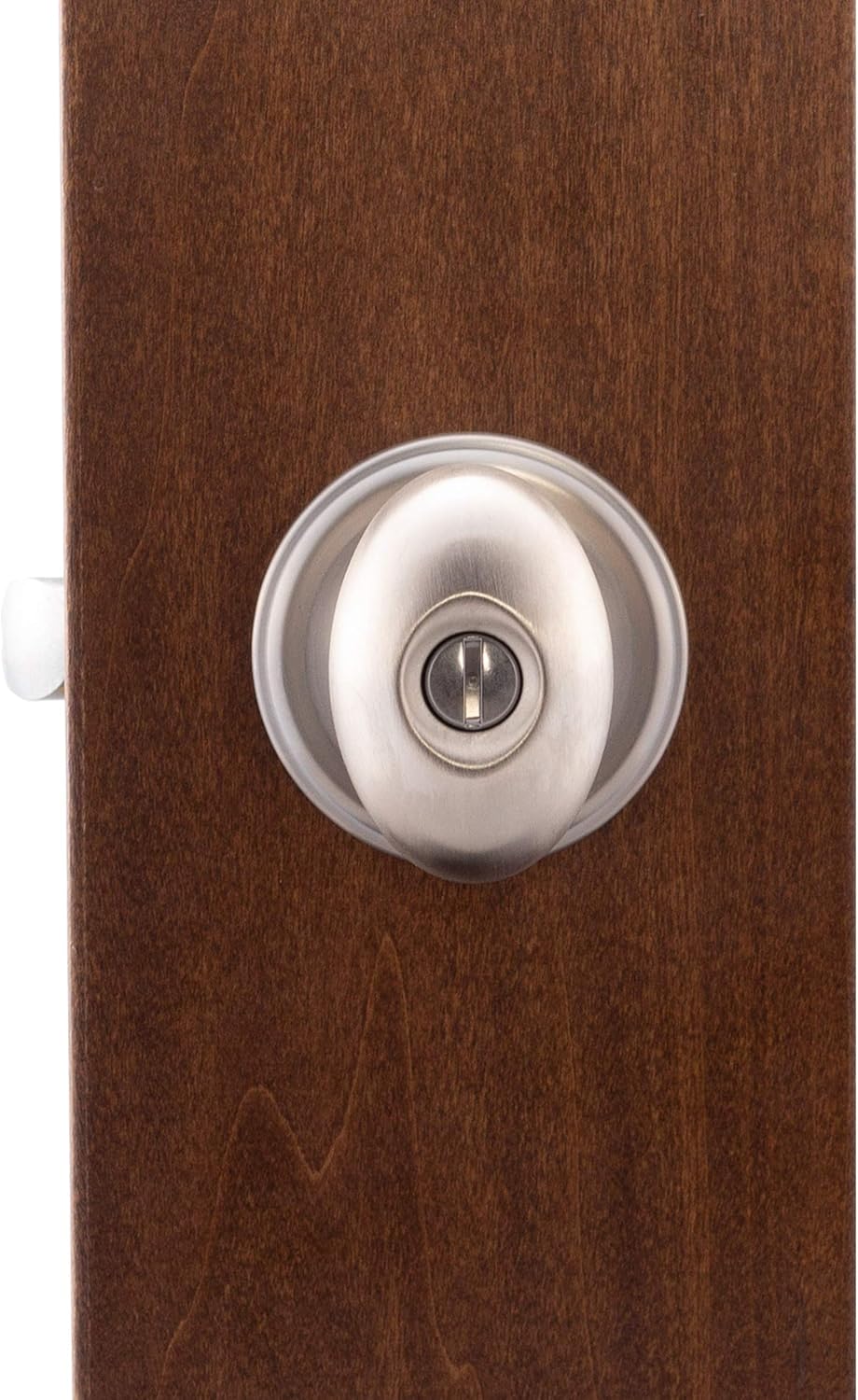 Copper Creek EK2030SS Egg Door Knob, Privacy Function, 1 Pack - Satin Stainless Finish