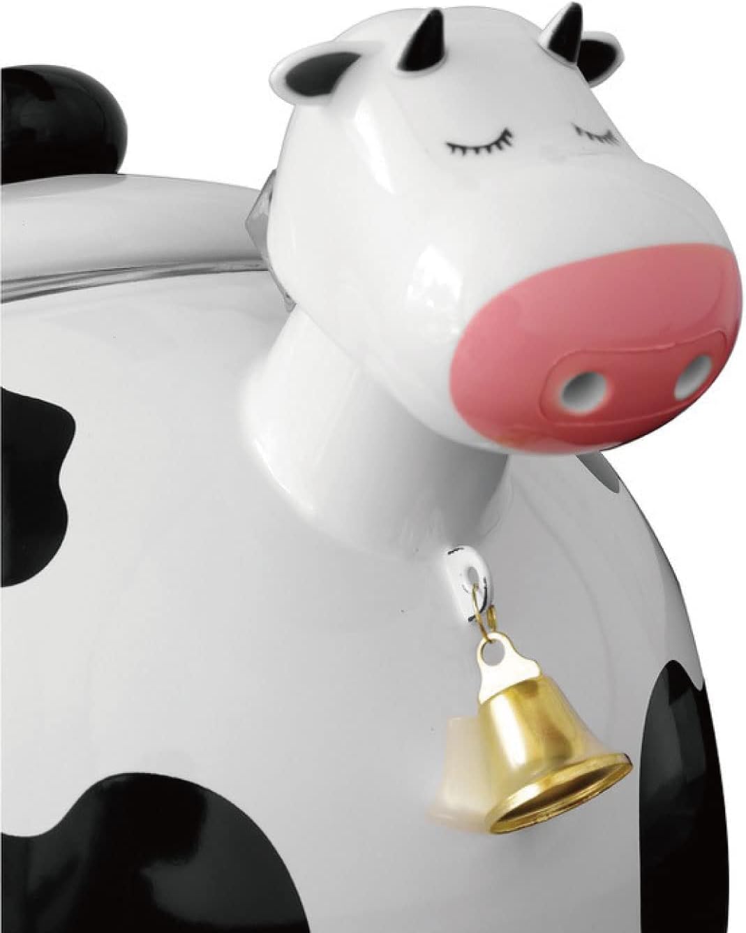 Cow Design 2.3 Quart Stovetop Whistling Tea Kettle - UPware Enamel on Steel