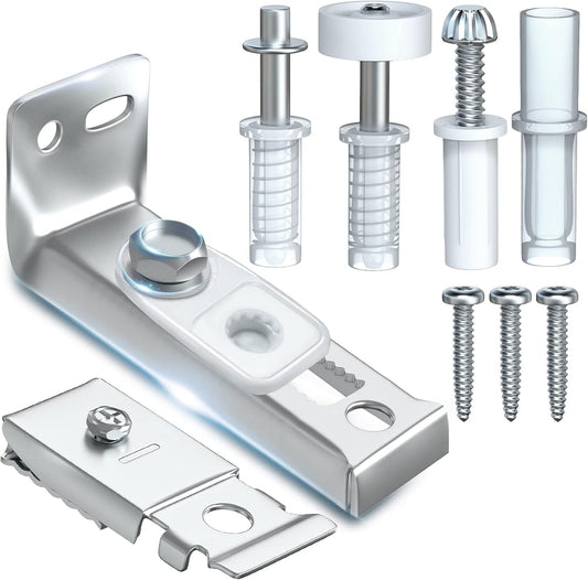 CRANACH Bifold Door Hardware Repair Kit - Includes Top & Bottom Bracket, Pivot, Guides Wheel - 1 Pack - for Bi-fold Doors